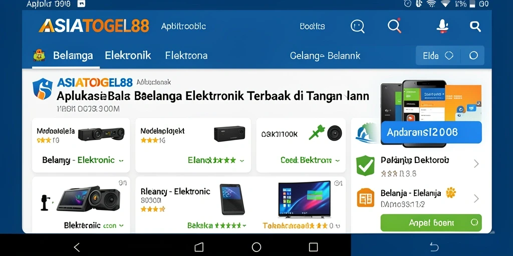 Tampilan antarmuka aplikasi ASIATOGEL88 yang modern dan mudah dinavigasi.