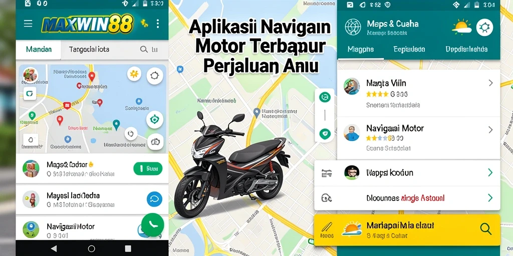 Antarmuka aplikasi MAXWIN88 yang user-friendly dan navigasi yang efektif.