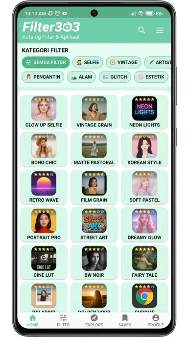 filter303 - Katalog Aplikasi Populer & Kanal Uji Indonesia