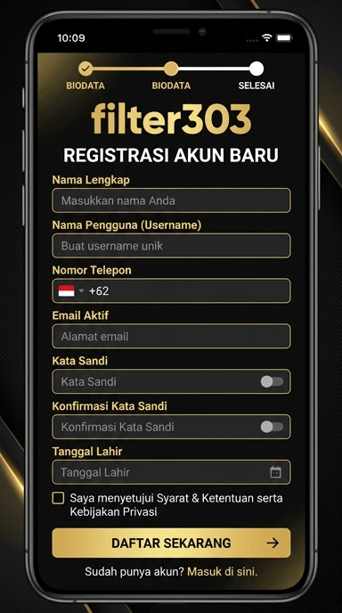Cara Mudah Buat Akun Baru filter303