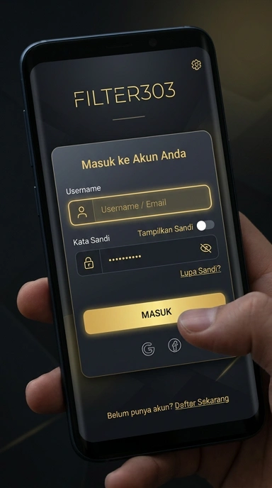 Masuk Akun filter303 untuk Pengguna Android